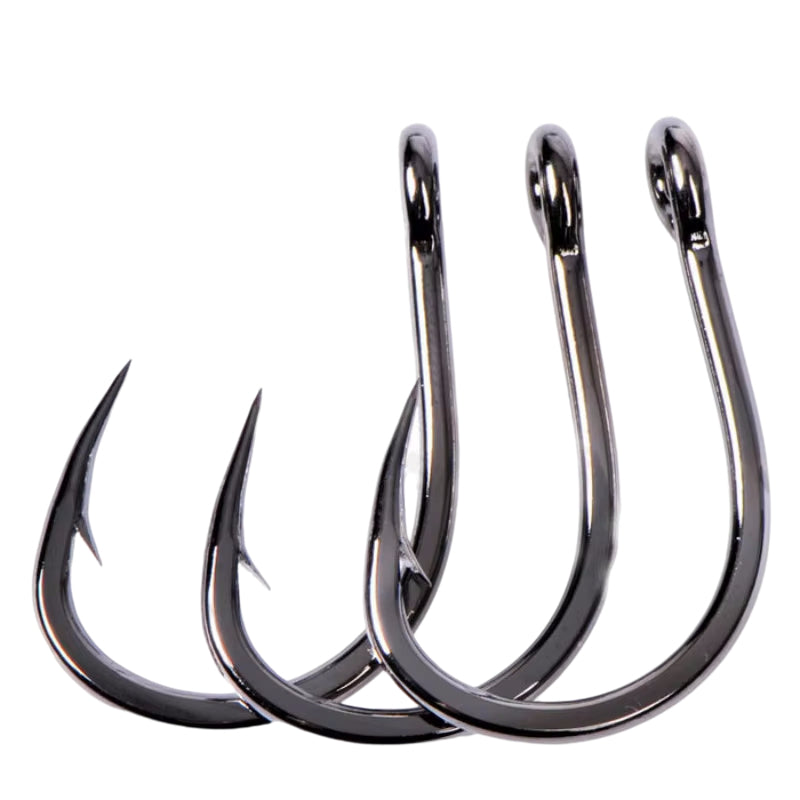 Original Mustad Hooks 10827 Sea Fishing Tuna Iron Board Hooks High Carbon Steel Hook 4X Strong Jig Hooks Live Bait Jigbait