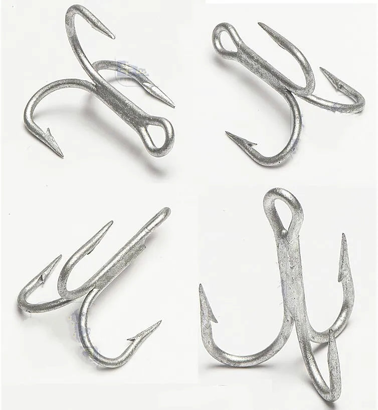 Mustad treble hooks sea fishing hooks 7794-ds # 3 x Bold 3 x strengthen DACROMET treated seawater resistant ocean hooks pesca