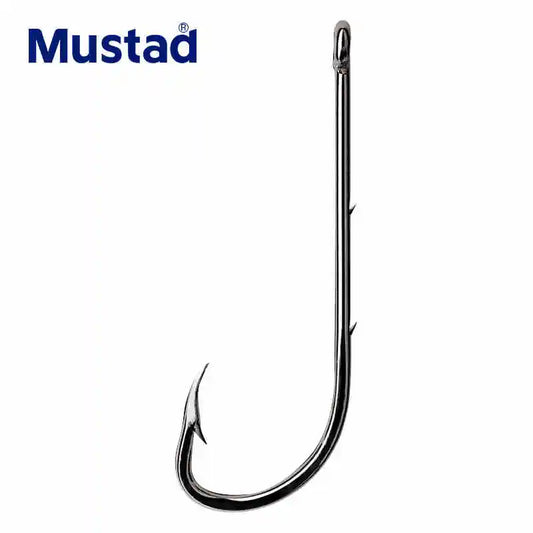 Original Mustad Fishing Hooks 92647 Live Bait Casting Double Backstab Fishing Hooks Worm Barbed Hooks Pesca Fish Accessories