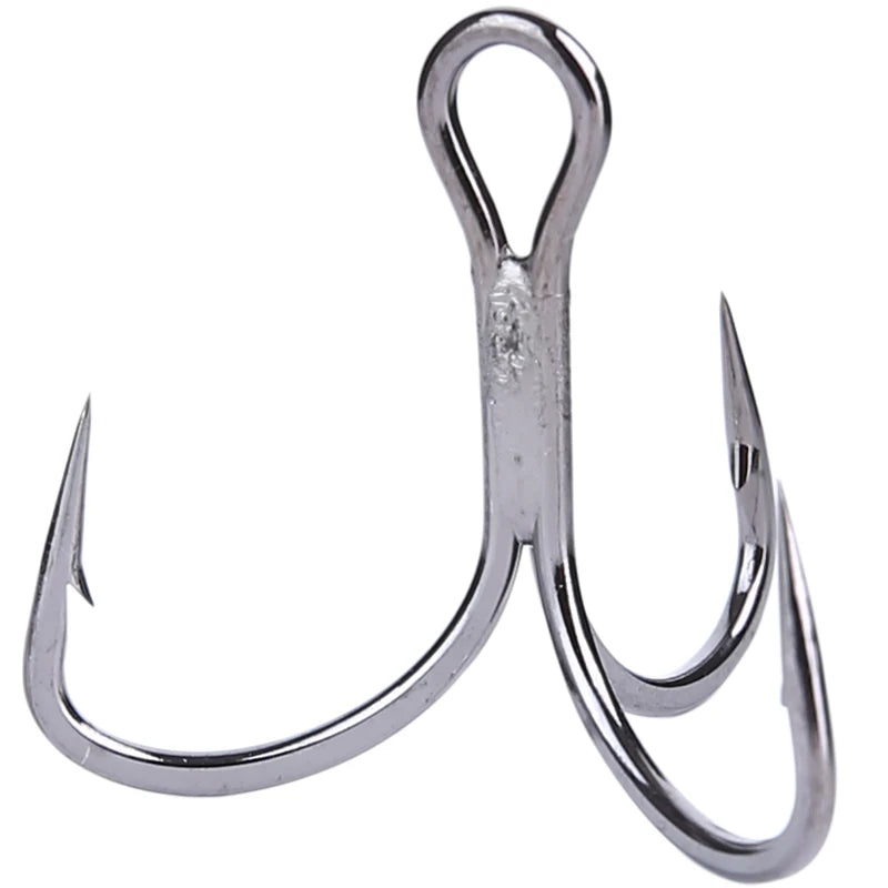 Mustad Hooks TG76 Anti-Rust Treble Hooks Strong Triple Anchor Fishhooks High Carbon Steel Sea Worm Carp Saltwater Lure Rock Hook